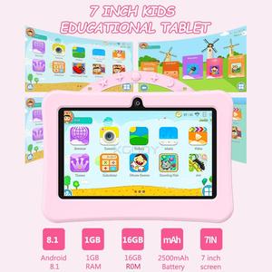 Tablette <span class=keywords><strong>PC</strong></span> pour enfants WiFi BDF de 7 pouces de premier rang avec étui en silicone portable pour astronaute, 1 Go + 16 Go, Android 8.1 MTK6735 Quad Core CPU - Product Image 3