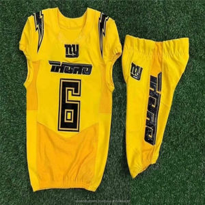 Custom Breathable Quick-Dry American <b>Football</b> Uniform Set (Jersey & Pants) with Personalized Team Name Logo & Numbers - Product Image 3