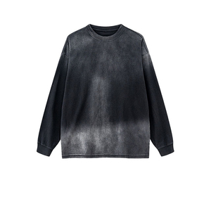 Productos de tela de la mejor calidad Sudadera de lavado con agua Básicos Mezcla de algodón Mejor diseño Sudaderas de lavado con agua de alta calidad - Product Image 2