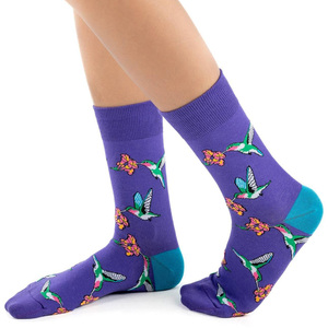 Calcetín informal de color sólido de alta Fabricación de talla grande suave/calcetines de cantidad a granel impresos por sublimación personalizada de buena calidad a la venta - Product Image 2