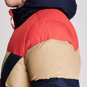 2024 Pakistan Custom Made High Quality Hooded Puffer <b>Jacket</b> OEM Service <b>Waterproof</b> Breathable Winter Season Fabric High Street - Product Image 5