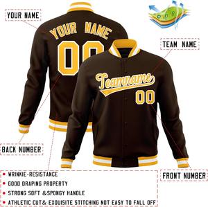 Chaqueta universitaria personalizada con apliques bordados Chenille Team Logo Moda Béisbol Universidad Bomber Letterman Jacket OEM - Product Image 4
