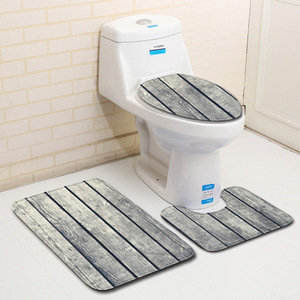 Custom Printed <b>Bath</b> Mat Bathroom Rug <b>Set</b> for Bathroom Non-Slip <b>Shower</b> Curtain <b>Bath</b> Mat - Product Image 3