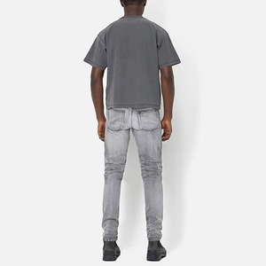 T-shirt en coton pour hommes, décontracté, à manches courtes, col rond, confortable, basique, surdimensionné, coupe ample, Street Wear - Product Image 6