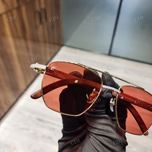 New Trendy Customized Iced Out <b>Mens</b> Glasses Moissanite Diamond <b>Sunglasses</b> Box <b>Mirror</b> Hip Hop Branded Luxury Jewelry Gift For <b>Men</b> - Product Image 3