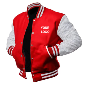Top Design Letterman Veste Imprimé Personnalisé Hommes Varsity College Vestes Lycée Respirant Varsity Jacket - Product Image 1