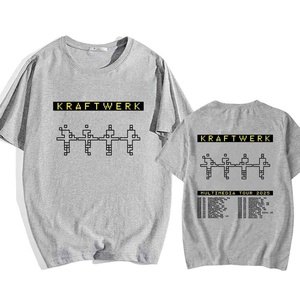 Camiseta de Manga Corta Extra Grande para Hombre, Diseño de Robot Pixelado, Cuello Redondo, Estilo Casual, Jersey Estampado, Algodón Ecológico - Product Image 4