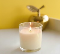 Vela Aromática de Lujo Hecha a Mano en Frasco de Vidrio Ecológico, Cera de Soya Premium, Mezcla de Parafina y Soya, Diseño Moderno, Decoración Floral para el Hogar