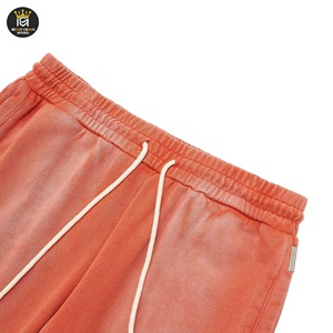Pantalon décontracté délavé à l'acide motif droit personnalisé de haute qualité pour adulte pantalon délavé à l'acide - Product Image 3