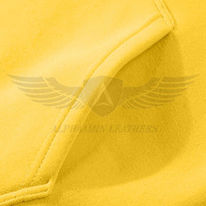 Color sólido amarillo Buen proveedor Calidad Highland Haga que sus propios hombres usen chándal antibacteriano para adultos con corte automatizado - Product Image 5