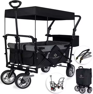 Outdoor Utility Portable Shopping Boller wagen mit Regenschutz - Product Image 3