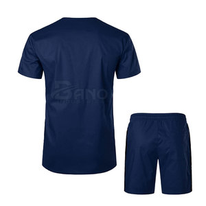 Conjuntos de Shorts Casuales de Verano para Hombre, 100% Algodón, Secado Rápido, Colores Personalizados, Camiseta de Manga Corta con Nuevo Diseño - Product Image 2