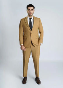 Nouveauté : Costumes d'affaires pour hommes, grande taille, respirant, coupe ajustée, ensemble de costume de mariage 3 pièces avec pantalon et veste - Product Image 6