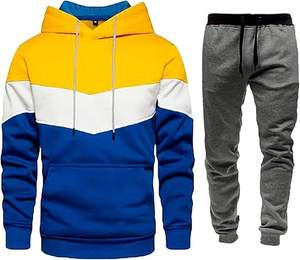 Ensemble de survêtement décontracté pour homme, coupe classique, imprimé, élégant, en coton et polyester, écologique, respirant, séchage rapide, léger, en gros - Product Image 3