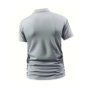 เสื้อโปโลกอล์ฟผู้ชายแบบแห้งเร็ว ซับเหงื่อ ปี 2026 ขายส่ง รับทำโลโก้ คอเสื้อแบบริบ - Product Image 4