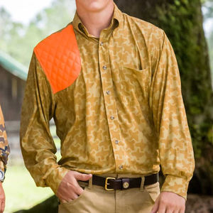 Vente en gros de chemises de tir pour hommes de couleur unie chemises de tir respirantes chemises de tir personnalisées - Product Image 2