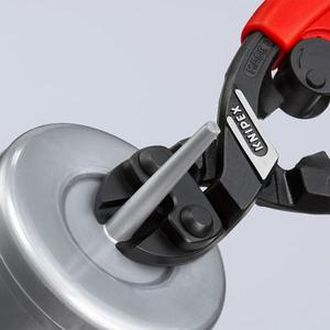 กรรไกรตัดแบบแรงบิดสูง Knipex สีดำเคลือบอะโนไดซ์ สำหรับตัดโลหะอ่อนและพลาสติก - Product Image 2