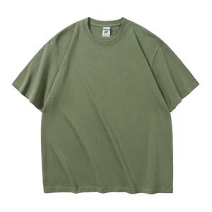 Factory 280gsm 100% Cotton <b>Thick</b> Heavy Breathable Comfortable Plain Women Unisex Men's <b>T</b>-<b>shirt</b> for men - Product Image 4