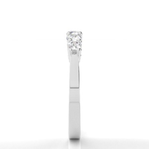 Women's 925 <b>Silver</b> IGI Certified Crown Shape Engagement <b>Ring</b> Round Brilliant Cut Prong Setting Classic Style - Product Image 5
