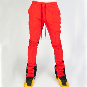 Pantalones de chándal apilados para hombre, pantalones de entrenamiento de cintura media ligeros y únicos para exteriores con logotipo personalizado, novedad - Product Image 2