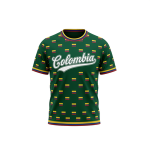 Camiseta de Fútbol Unisex de Colombia para la Copa Mundial 2023 con Diseño de Bandera, Regalo para el Día del Partido, Conjunto de Camiseta para Aficionados a la Copa Mundial - Product Image 2