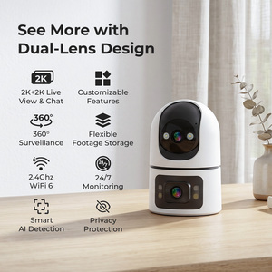 IMILAB SC320-D 2K+2K Dual Lens <b>Indoor</b> <b>WiFi</b> 360° PTZ Security <b>Camera</b>, Human & Motion Detection, Color Night Vision Home <b>Camera</b> - Product Image 2