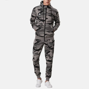 2025 nouveauté hommes Camouflage survêtement bonne qualité à capuche col solide motif usine en gros à bas prix - Product Image 5