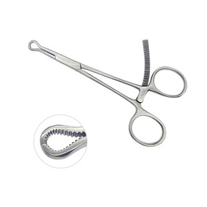 Pinzas para Óvulos Saenger para Obstetricia Femenina, 275 mm, Rectas, Instrumentos de Ginecología Quirúrgica, Fuente de Alimentación Manual - Product Image 1