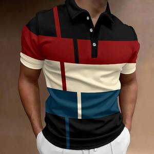 Polo surdimensionné été à manches courtes T-Shirt respirant vêtements pour hommes décontracté sport rue Polo hommes vêtements - Product Image 5