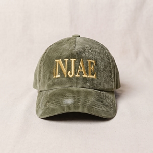 <b>Corduroy</b> Baseball Cap Embroidered Letter Unisex Wholesale Custom Logo High Quality OEM ODM Low MOQ 6-Panel Vintage Casual <b>Hat</b> - Product Image 1
