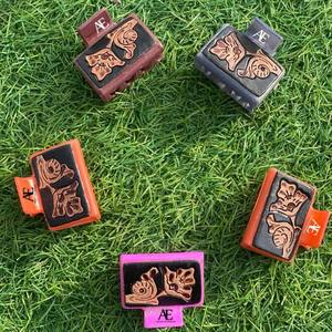 มาใหม่ล่าสุดร้อนขายสไตล์ตะวันตกทําด้วยมือเครื่องมือแกะสลักหนังผมกรงเล็บคลิปหนังกรงเล็บอุปกรณ์เสริมผมสําหรับผู้หญิง - Product Image 1