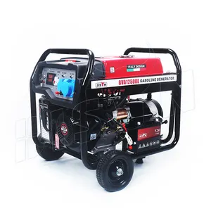 BISON taşınabilir elektrikli jeneratör 5kw watt 220V/380V motor benzinli jeneratör