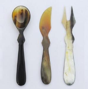 ชุดเครื่องใช้บนโต๊ะอาหารทำจากเหล็กอุปกรณ์เสริมโต๊ะอาหารชุดเครื่องใช้บนโต๊ะอาหารทำจากฮอร์น - Product Image 1