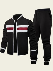 Survêtement pour hommes sur mesure de haute qualité Design Slim Fit multicolore avec motif solide Prix de gros pour une utilisation hivernale - Product Image 6