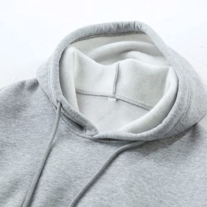 Sudadera con capucha de algodón tejida para mujer, con cremallera, logotipo personalizado en la parte delantera, venta al por mayor, top corto para invierno - Product Image 2