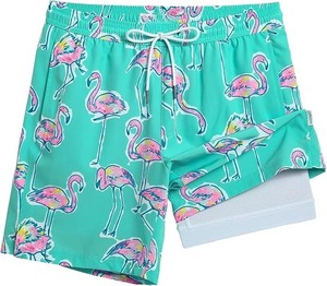 Men's Quick Dry Swim Trunks 7 Inch Inseam <b>Bathing</b> Suit with Compression Liner Board Shorts Genre - Product Image 3