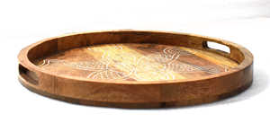 Grand plateau de service planches de charcuterie en bois pour fête plat de nourriture Rectangle plateaux en bois d'acacia décor à la maison planche à fromage Snack - Product Image 5