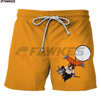 Anime Shorts Hommes Femmes Shorts imprimés en 3D Casual Fashion Men Loose Sports Drawstring Gym Shorts Swimwear