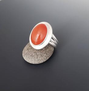 925 argent Sterling longue forme ovale lunette réglage incrustation bague à la main pierre précieuse naturelle mariage anniversaire cadeau classique Designer - Product Image 4