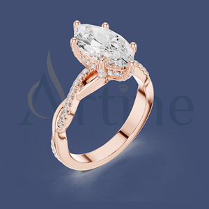 แหวนเปิดทองแท้10K สำหรับผู้หญิง - Product Image 1