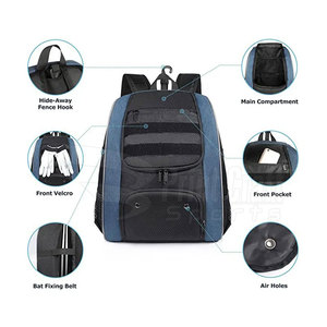 Top Quality Custom Large Capacity Outdoor Use <b>Baseball</b> Duffle Bag Waterproof Pakistan Made <b>Baseball</b> Gag - Product Image 3