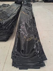 Tissu de maille multifonctionnel imperméable de bâche de PE de noir pur pur superbe - Product Image 3