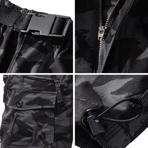 100% Cotton Camo <b>Cargo</b> <b>Shorts</b> for <b>Men</b> Summer Wear Breathable Casual High Street Multi-Pocket Elastic Waist - Product Image 5