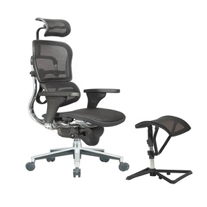 Silla Ergohuman Contemporánea con Diseño Moderno y Elevación Ajustable, Madera, Hierro, Aluminio, Malla, Espuma, Tela, Barniz - Product Image 4