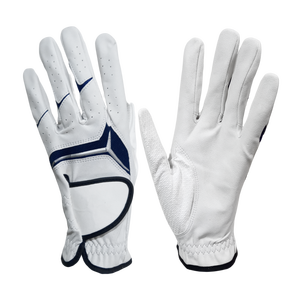 High Quality Custom Cabretta Sheepskin Leather Golf <b>Gloves</b> <b>Touchscreen</b> Compatible Adjustable Wrist Strap Breathable Mesh Left - Product Image 5