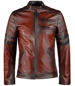 2024 <b>Winter</b> Heavyweight American Vintage Zipper Leather Casual Leather <b>Jacket</b> for <b>Men</b> Loose <b>Jacket</b> Latest Design Leather <b>Jacket</b> - Product Image 3