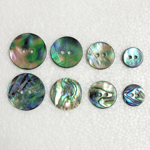 Botones de camisa de concha marina tamaños surtidos Botón de concha de perla natural para vestido abrigo ropa - Product Image 3