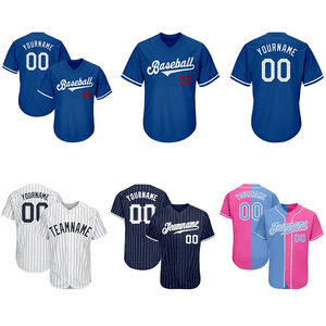 Uniforme de Béisbol Masculino de Fábrica de Calidad al por Mayor, Jersey de Béisbol Personalizado para Hombre con Mangas Cortas y Estampado Personalizado para Jóvenes - Product Image 1
