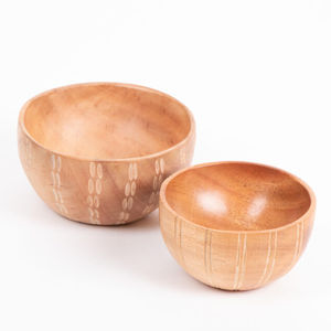 Cuencos de madera natural personalizados de alta durabilidad y mejor calidad, cuencos para servir Premium fabricados por un exportador indio - Product Image 2