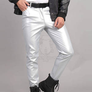 Pantalones de Cuero para Hombre, Estilo Único, Ligeros, Casuales, Transpirables, Diseño Personalizable, Lavados, Venta en Línea - Product Image 6